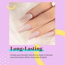 Beetles Gel Nail Polish Nancy Nude Grey Color Soak Off LED Nail Lamp Gel Polish .5 fl.Oz/Each 15 ml/Each beetles Gel Polish Store