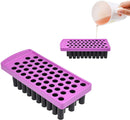 Kare & Kind Lip Balm Filling Tray Kit - 1x Filling Tray, 1x Spatula, 50x Lip Balm Tubes (Black), 50x Writable Sticker (3 colors), 50x Printed Stickers (Transparent) - DIY Homemade Lip Balm - Gift Idea Kare Kind