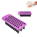 Kare & Kind Lip Balm Filling Tray Kit - 1x Filling Tray, 1x Spatula, 50x Lip Balm Tubes (Black), 50x Writable Sticker (3 colors), 50x Printed Stickers (Transparent) - DIY Homemade Lip Balm - Gift Idea Kare Kind