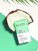 Acure Coconut & Argan Shampoo Bar, 100% Vegan, Performance Driven Body & Hair Care, All-In-One shower Solution, Palm Oil Free, 5 Oz Acure