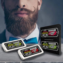 Mustache Wax 2 Pack - Extreme Hold Beard & Moustache Wax for Men - Strong Hold Helps Train Tame & Style - Citrus & Sandalwood Scents- 0.5oz each Viking Revolution