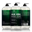 Botanic Hearth Aloe Vera Hand Soap with Eucalyptus Essential Oil - Liquid Hand Wash for Cleansing, Moisturizing, and Nourishing Hand & Body, 16 fl oz Botanic Hearth Store