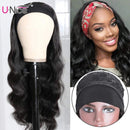 UNice Body Wave Headband Wig Human Hair Wig for Black Women Brazilian Remy Hair Glueless Non Lace Front Wig Wear and Go 150% Density 14inch UNICE Store