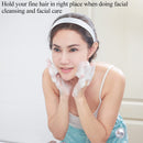EAONE 16Pc White Satin Headbands for Women Wide Head bands Fashion Hard Headbands No Slip Headbands for Girls DIY Headbands 1.2 Inch EAONE