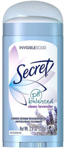 Secret Sld Inv Base Cln L Size 2.6z Secret Sld Inv Base Cln Lavndr 2.6z Secret