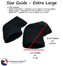 Moisturizing Socks for Mens Cracked Heels - Moisturizer Heel Sleeves to Smooth & Soften Rough Cracked Heels & Dry Feet. Large Aloe Moisturizing Heel Socks with Lotion Infused Gel Socks (XL - 3 Pairs) ARMSTRONG AMERIKA