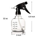 Youngever 6 Pack Empty Plastic Spray Bottles, Spray Bottles for Hair and Cleaning Solutions (12 Ounce) Youngever