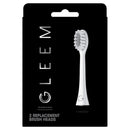 Gleem Toothbrush Refill Head, 2 Count, White, 2 Count Gleem