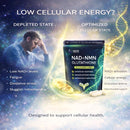 NMN + L-Glutathione Supplement – NAD+ Support, Mitochondrial Energy & Antioxidant Defense with CoQ10, NAC, PQQ & Alpha Lipoic Acid – 120 Capsules. Refill Pack Infinity Warehouse
