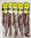 [ Pack of 5 ] RastAfri Pre-Stretched Silky Braiding Hair (