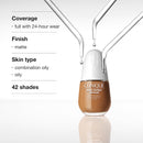 Clinique Even Better Clinical Serum Full Coverage Hydrating Foundation Broad Spectrum SPF 25 With Vitamin C, Salicylic Acid + Hyaluronic Acid For Oily Skin Types Infinity Warehouse