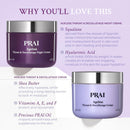 PRAI Beauty Ageless Day and Night Neck Creme Set | 1 Throat & Decolletage Day Creme and 1 Throat & Decolletage Night Creme | Skin Tightening Cream Set for Instantly Ageless Neck | 4.0 Oz Each Infinity Warehouse