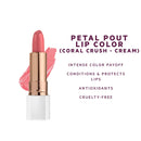 Flower Beauty Petal Pout Lipstick - Cruelty Free - Nourishing & Highly Pigmented Lip Color with Antioxidants (Coral Crush - Cream) FLOWER BEAUTY