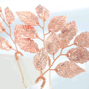 Asooll Bride Wedding Hair Pins Leaf Bridal Head Piece Leaf Branch Bobby Pins for Women and Girls(Pack of 3) (Rose Gold) Asooll