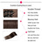 Remy Clip in Hair Extensions 100% Human Hair Thin 14 Inch 60g Standard Weft 8 Pcs 18 Clips Straight Hair for Women Beauty #4 Medium Brown Hairro