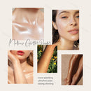 KYDA Highlighter Powder Spray, High Gloss Glitter Spray, Sparkling Powder Makeup, for Face and Body Glitter Cosmetic-Champagne Gold Infinity Warehouse