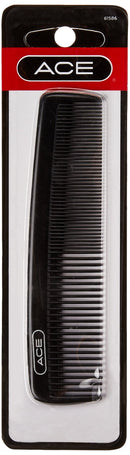 GOODY ACE Pocket Hair Comb for Men – 4.3 Inch, Black - Great for All Hair Types - Fine Comb Teeth for Thin to Medium Hair, Durable for Everyday and Professional Use GOODY