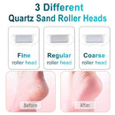 Callus Remover for Feet Electric, SIHOHAN Rechargeable Pedicure Tools Foot Scrubber Care Kit 12 in 1 Feet File to Remove Cracked Heels Calluses Dead Skin with 3 Roller Heads, 2 Speed, Battery Display SIHOHAN