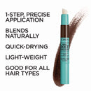 L'Oreal Paris Magic Root Precision Temporary Gray Hair Color Concealer Brush, 4 Dark Brown, 0.05 fl; oz. L'Oreal Paris
