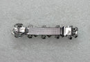 Faship Gorgeous Clear CZ Crystal Floral Small Hair Barrette Clip Faship