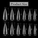 Beetles Poly Extension Gel Dual Nail Form - 120 Pcs Builder Gel Flat Stiletto Nail Molds Coffin False Nail Tips for Gel Manicure Nail Art Design Salon DIY at Home beetles Gel Polish