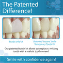 Instant Smile Complete Your Smile Tooth Replacement Kit with 3 Pack Fitting Beads Instant Smile
