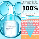 ZealSea Hyaluronic Acid Serum for Face, Hydrating Microneedling Serum, EWG Certified for Sensitive Skin, Vegan Fragrance Free Non-Comedogenic Absorb Quickly, Pure Hyaluronic Acid Anti-Aging 1 Oz*2 Infinity Warehouse
