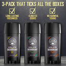 VIKING REVOLUTION - 3 Pack Natural Mens Deodorant, Aluminum Free Deodorant for Men - Long-Lasting Odor Protection and Freshness with All Natural Scents: Citrus, Peppermint & Eucaliptus, Sandalwood Viking Revolution Store