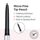 IT Cosmetics Brow Power Micro, Universal Taupe - Universal Eyebrow Pencil - Mimics the Look of Real Hair - Budge-Proof Formula - Built-in Spoolie - 0.017 oz It Cosmetics