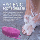 Avilana Exfoliating Silicone Body Scrubber Easy to Clean, Lathers Well, Long Lasting, And More Hygienic Than Traditional Loofah (Lavender) Avilana