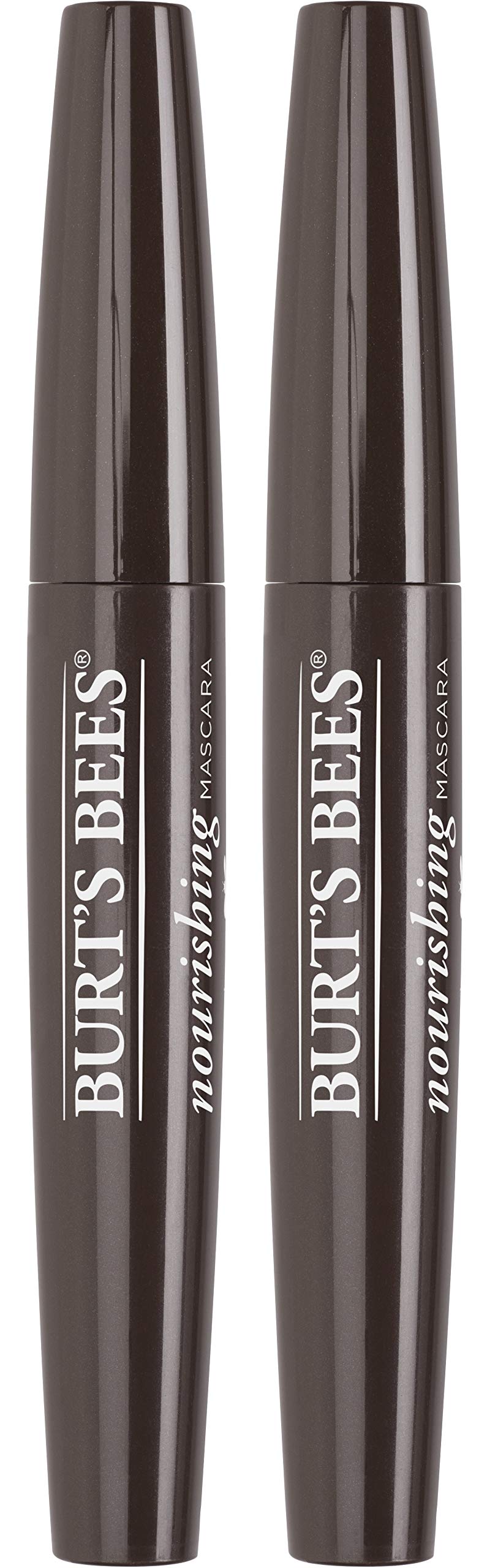 Burts Bees 100% Natural Nourishing Mascara, Black Brown - 0.4 Ounce (Pack of 2) Burt's Bees