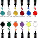 Stamp Nail Polish Gels, 12 Colors Stamping Gels Black White Glitter Green/Silver/Golden for Nail Stamp Plate Stamper SEISSO
