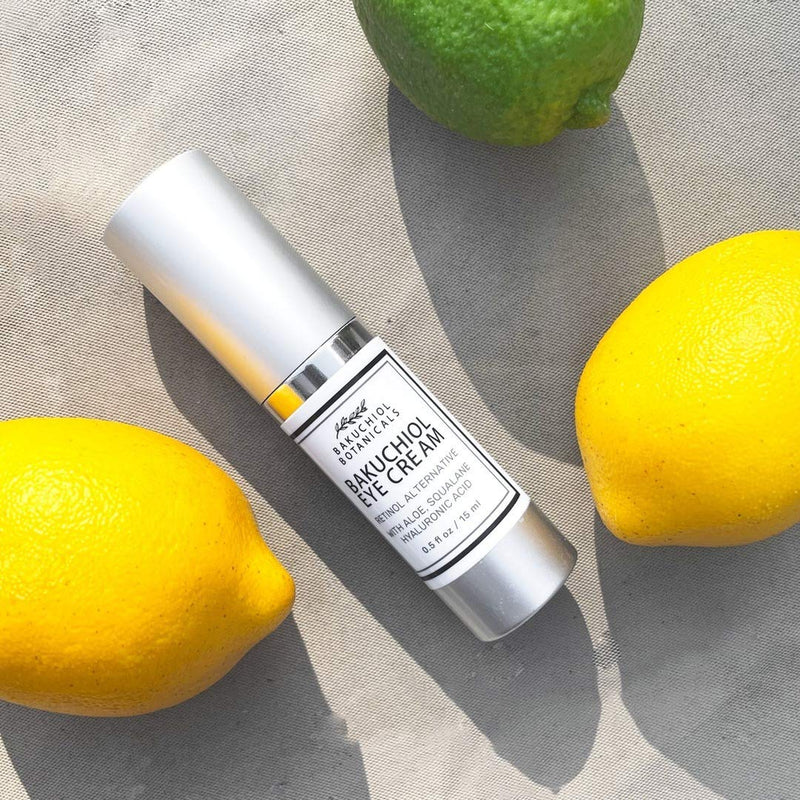 Bakuchiol Botanicals Eye Cream .5 Oz (3 Pack) - Clinical Strength Bakuchiol, Aloe, Squalane, Hyaluronic Acid, Caffeine, Vitamin E, B5, B3 - All Natural Plant Derived Ingredients - Made in USA Bakuchiol Botanicals