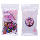 Toddlers Hair Ties for Kids Girls Baby Elastic Mini Hair Bands 1800pcs No Damage Hair Rubber Bands Multi Candy&Deep Color Hair Holder (Jelly colors + Deep colors) Extrapins