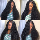 UNice Hair Bettyou Series Jerry Curly 13x4 Lace Front Human Hair Wigs for Black Women 18 Inch 150% Density Unprocessed Brazilian Virgin Human Hair Wig Pre Plucked with Baby Hair Natural Color UNICE Store