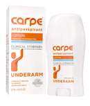 Carpe Underarm Antiperspirant and Deodorant, Clinical strength with all-natural eucalyptus scent, Manage hyperhidrosis and combat excessive sweating without irritation. (Pack of 2) Carpe