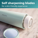 Philips Beauty Series 5000 Electric Shaver and Personal Groomer for Women, Cordless & Compact, Hypoallergenic Head, Gentle & Quick Hair Removal Easy Touch Ups, Mint Green, BRR474/00 Infinity Warehouse