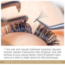 BEYELIAN Russian Volume Lash Extensions 3D-9D Sets Individual Eyelash Extension Application Mink Short Lashes 0.05 C Curl 8mm Semi Permanent BEYELIAN