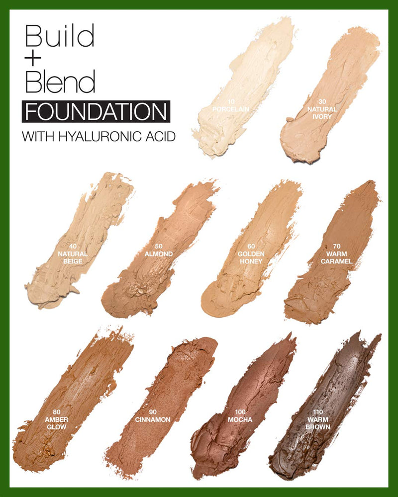 Palladio BUILD + BLEND Foundation Stick, Contour Stick for Face, Professional Makeup for Perfect Look, 0.25 Ounce (Mocha) Palladio