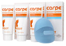 Carpe Antiperspirant Foot Lotion Package Deal (3 Foot Tubes Bundle and Save + FREE APPLICATOR), Stop Sweaty, Smelly Feet, Help Prevent Blisters, Dermatologist-Recommended Carpe