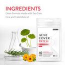 Avarelle Acne Pimple Patch (40 Count) Absorbing Hydrocolloid Spot Treatment with Tea Tree Oil, Calendula Oil and Cica, Certified Vegan, Cruelty Free (VARIETY / 40 COUNT) AVARELLE