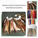 Rinboool Hair Swatches For Testing Hair Color,6 Levels in 1 Pack,Sample Kit,100% Remy Human Hair,8’’ 30 Pieces Per Pack RINBOOOL Store