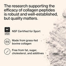 Momentous Grass-Fed Collagen Peptides Powder - Collagen Protein Powder with Fortigel & Vitamin C for Hair, Skin, Nails, & Joint Health Support - NSF Certified for Sport - Packaging May Vary Infinity Warehouse