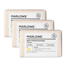 MARLOWE. No. 102 Body Scrub Soap 7 oz, Santal, Exfoliating Soap Bar with Shea Butter, Olive Oil & Green Tea Extracts, Cleanses, Smooths & Revitalizes Skin, Warm Amber, Spice & Citron Scent Infinity Warehouse