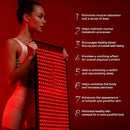 QuasarMD Infrared Red Light Therapy Mat- 1440 pcs Professional SMD LED Chips - 660nm & 850nm Wavelengths, Pain Relief, Enhances Recovery, Whole Body Care, Sleep Improvement & Energy Boost Infinity Warehouse