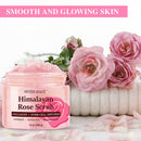 Himalayan Salt Body Scrub with Collagen and Stem Cells 12 oz - Exfoliating Salt Scrub for Cellulite - Deep Cleansing for Acne, Scars, Wrinkles - Moisturizes Skin MYSTÉRE BEAUTÉ
