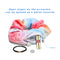 Velvet Hair Pocket Scrunchies Wth Hidden Zipper For Girls Women Cute Elastic hair Accessories ,Great Scrunchy 3 Pcs qiyue