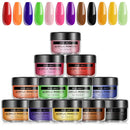 Modelones Acrylic Powder Candy Color Set 12 Color Professional Polymer Colorful Set No Nail Lamp Needed modelones Store