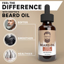 Best Beard Oil for men – Crafted Beard Oil Conditioner - Cedar Leather Scent – All Natural Beard Oil and Mustache Oil – Quick Absorption – Made in the USA (CL) Crafted Dukes Beard