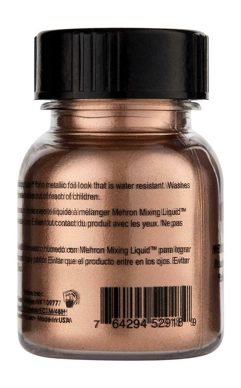 Mehron Metallic Powder Copper 1.0 oz Mehron